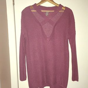 Purple sweater